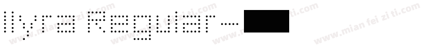 llyra Regular字体转换